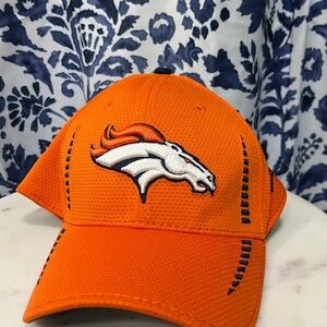 Orange Sports Cap with Horse Logo